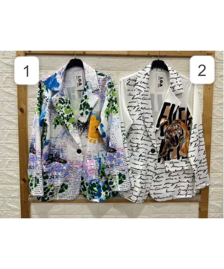 Sacou de Dama cu Desene Engros