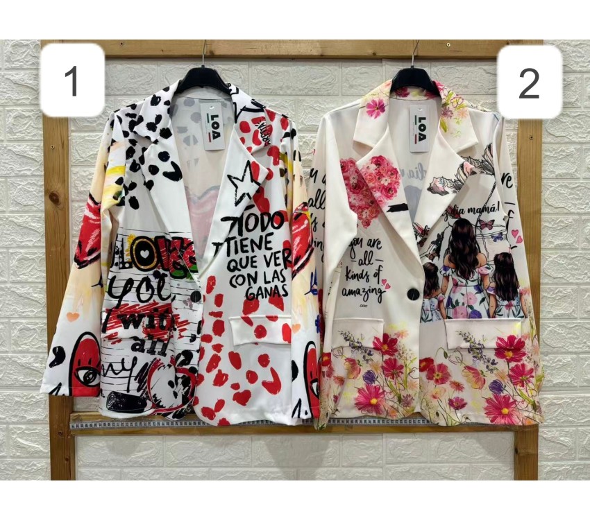 Sacou de Dama cu Desene Engros