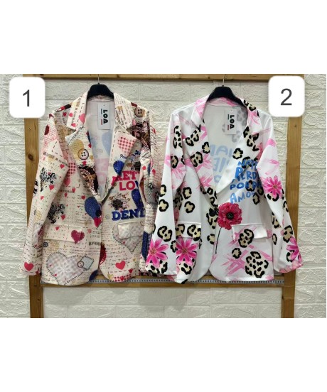 Sacou de Dama cu Desene Engros