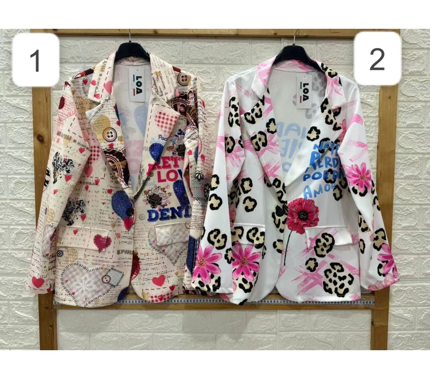 Sacou de Dama cu Desene Engros