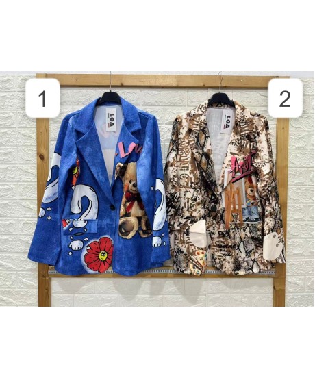 Sacou de Dama cu Desene Engros